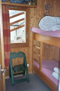 Slaapkamer met stapelbed