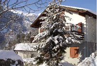 Chalet Viosia in de winter